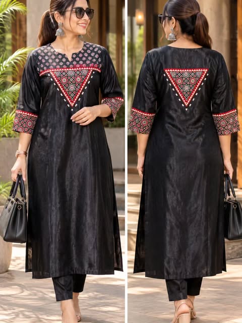 Mashru silk kurtis